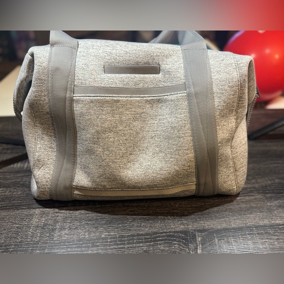 Dagne Dover Large Neoprene Carryall in color Heather Grey - Picture 5 of 7